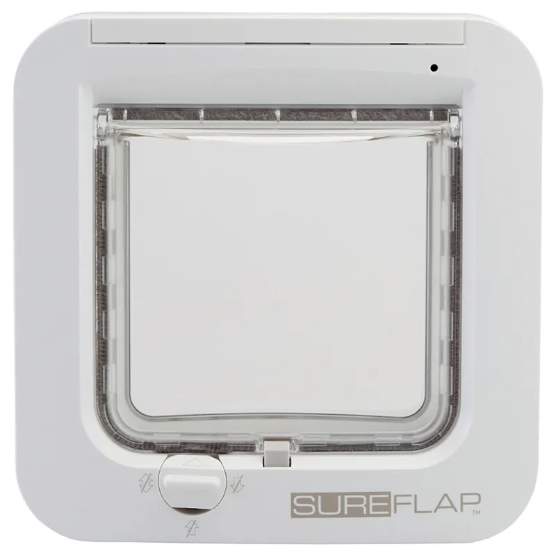 SureFlap kattlucka med chip – Sureflap vit | Premiumkvalitet