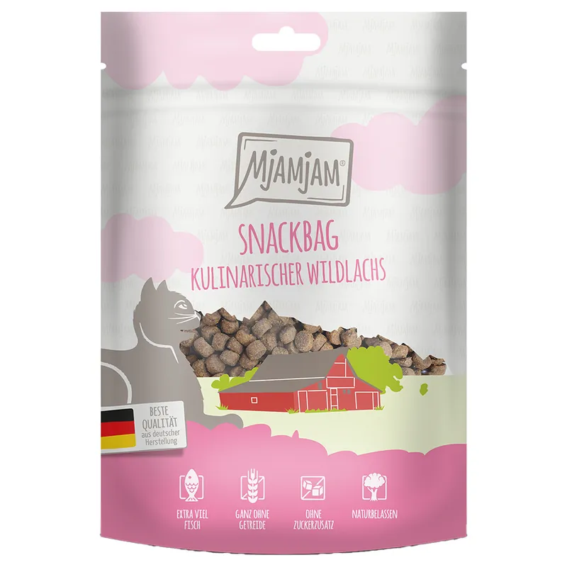 Kundfavorit | MjAMjAM Snackbag Kulinarisk vild lax – 125 g