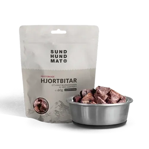 Frystorkade Hjortbitar – 60 G | Populärt just nu