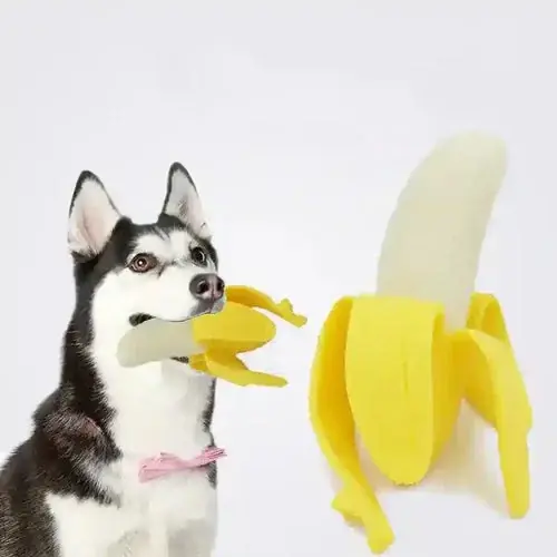 Gioco per Cani ”Banana” – Gomma Resistente, Morbida ed Elastica | Rabatt