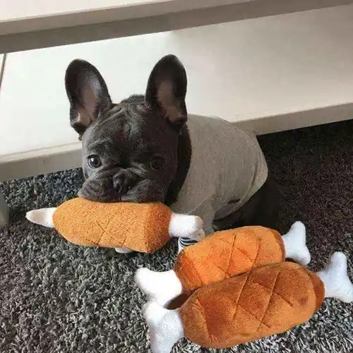 Gioco per Cani in Peluche – Modello ”Barbecue” - Specialerbjudande