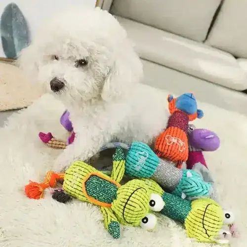 Gioco per cani pelluche e corda ”Zoo Fun” - Tillverkarpris