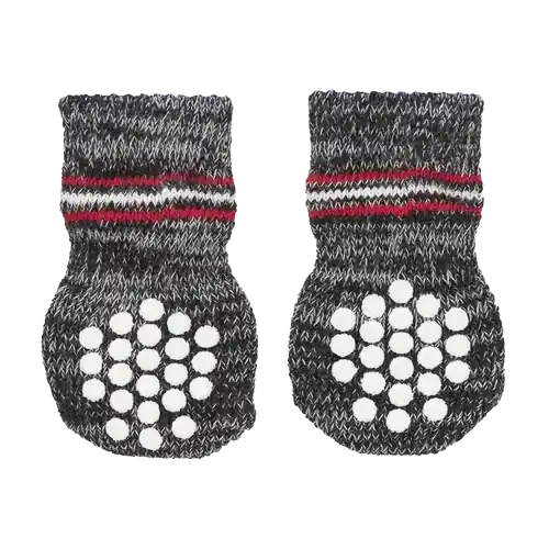 Topprodukt - Hundsockar Non-Slip 2-Pack Grå
