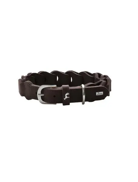 Försäljningssuccé | Hunter Solid Education Chain Halsband – Mörkbrun