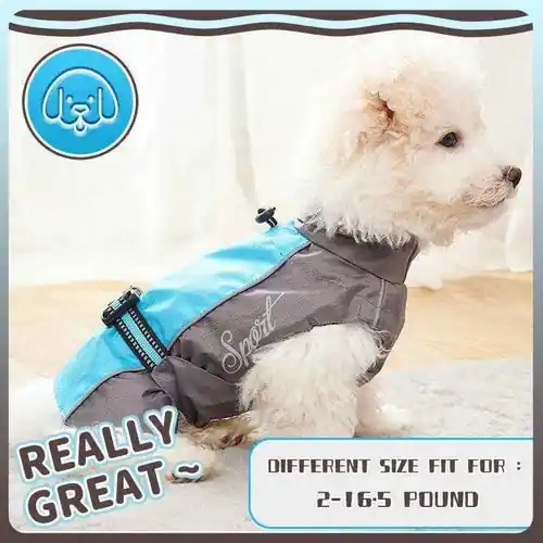 Impermeabile per Cani Modello ”Sport” – Puppy Raincoat | Efterfrågad