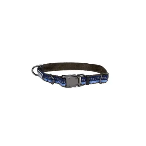 K9 Explorer® Reflective Adjustable Dog Collar, Blue Small | Reapris
