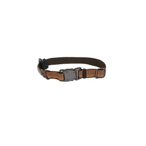 K9 Explorer® Reflective Adjustable Dog Collar, Brown Small | Kampanjpris