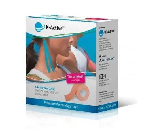 Handla nu - Kinesiotape K-Active Beige 5cm x 17m