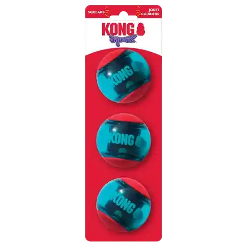 KONG Dog Squeezz Action Ball Red Md - Beställ direkt