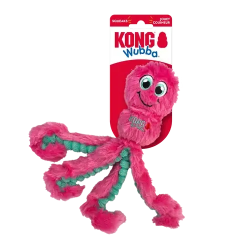 Kundernas favorit - KONG Dog Wubba Octopus Assorted Sm