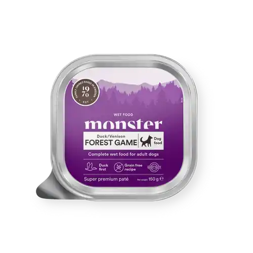 Monster Dog Forest Game Paté 150 g | Köp idag
