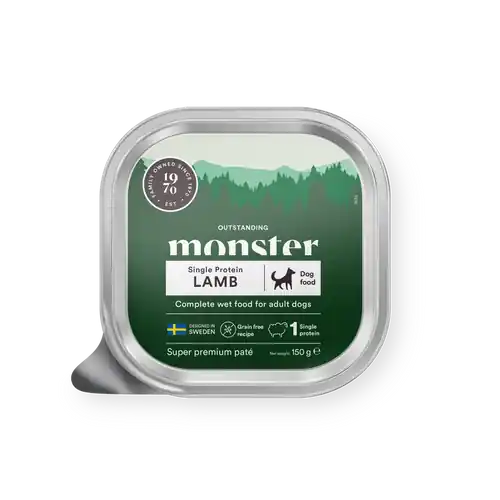 Monster Dog Lamb Paté 150 g | Bara idag