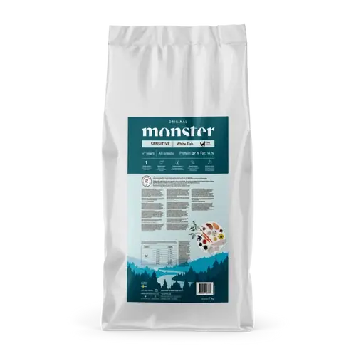 Monster Dog Orig. Sensitive White Fish - Nyhet