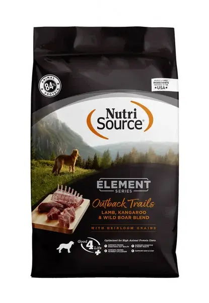 NutriSource Element Series Outback Trails Recipe Dry Dog Food - Nyhet