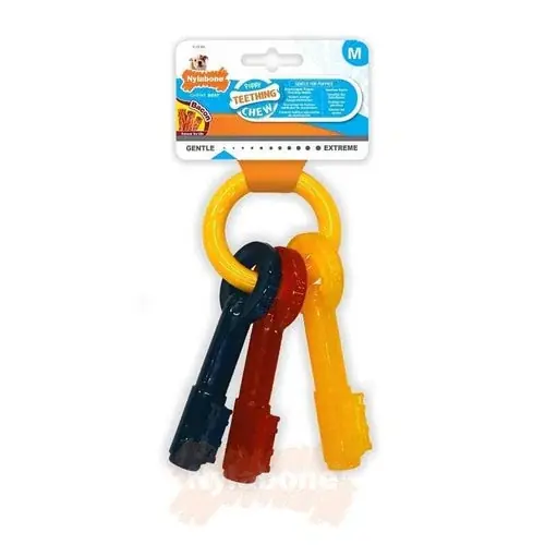 Nylabone Bacon Puppy Keys Chew - Sista chansen