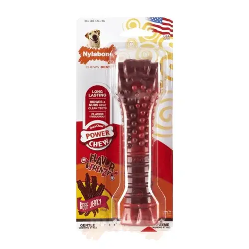 Professionell kvalitet - Nylabone Dura Chew Beef Jerky XL