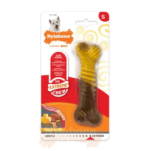 Kampanjpris | Nylabone Extreme Beef & Cheese Bone