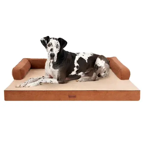 Plush & Cable Corduroy Comfy Couch Pet Bed | Storsäljare