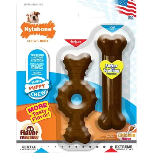 PUPPY CHEW TEXTURED RING & BONE - I lager
