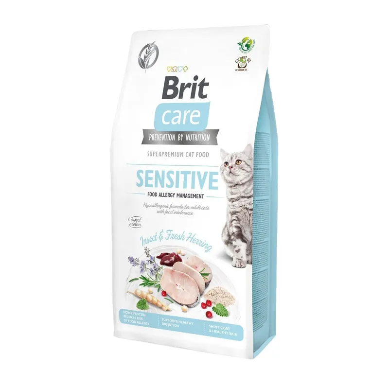 Finns nu - Brit Care Cat Grain Free Sensitive Insect & Fresh Herring