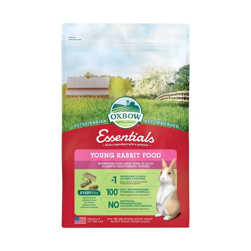 Oxbow Essentials Young Rabbit Kaninfoder - Kundfavorit