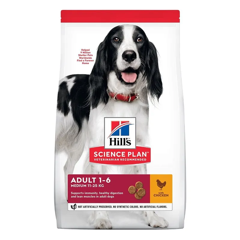 Spara mer - Hills Science Plan Dog Adult Medium Chicken