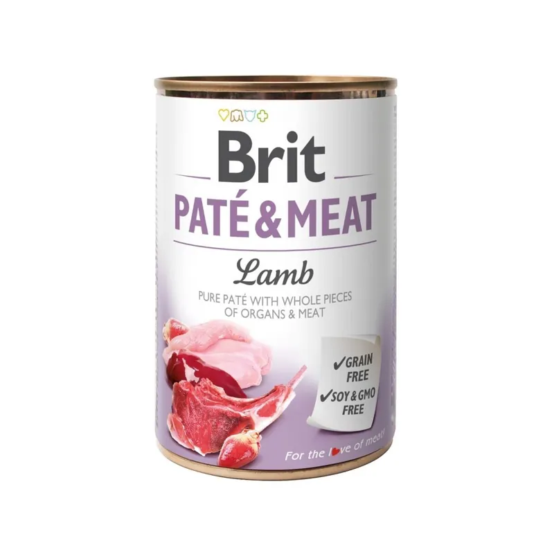 Brit Paté & Meat Lamb 400 g - Hög kvalitet