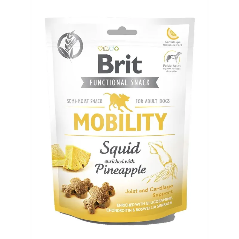 Spara nu - Brit Care Functional Snack Mobility Squid 150 g