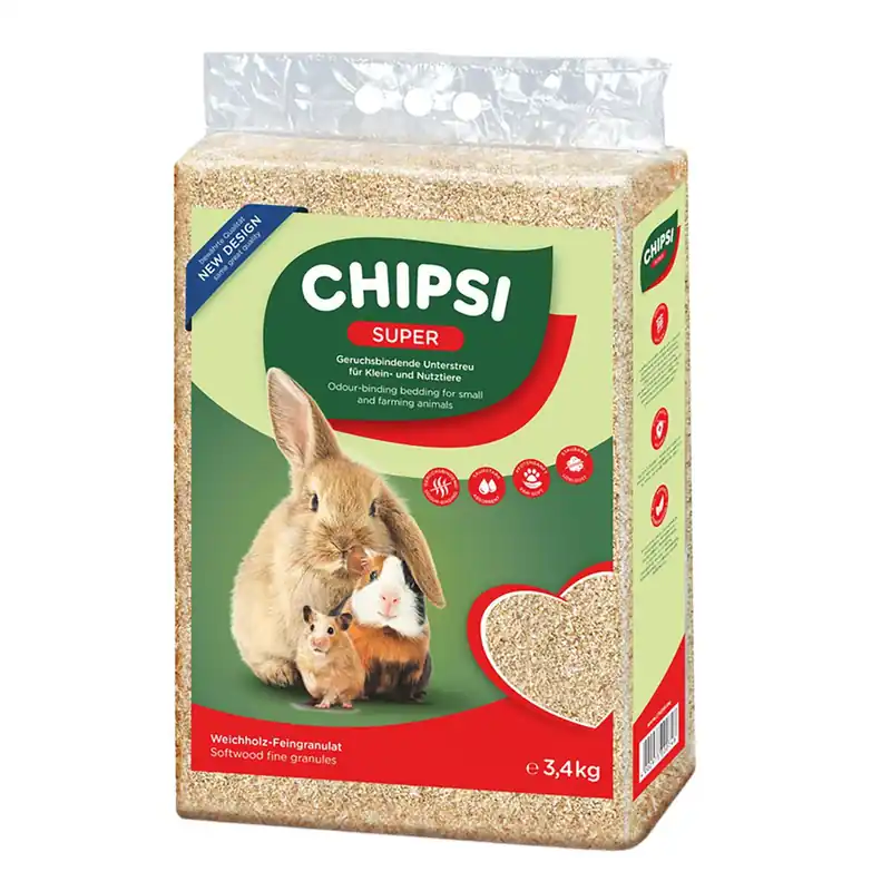 Chipsi Super Burströ 3,4 kg - Rabatter