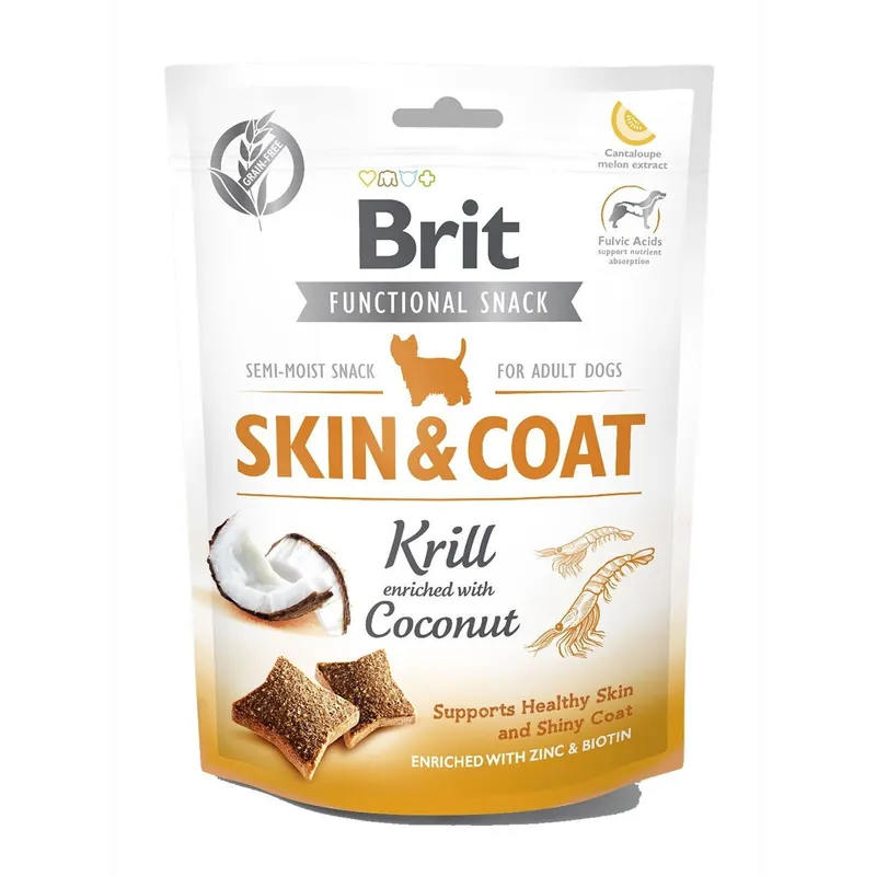 Premium | Brit Care Functional Snack Skin &Coat Krill 150 g
