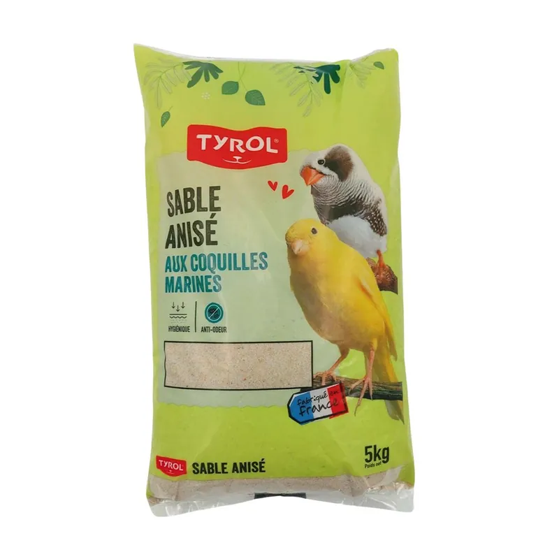 Tyrol Shell Sand med Anisfrö 5 kg - Premiumkvalitet