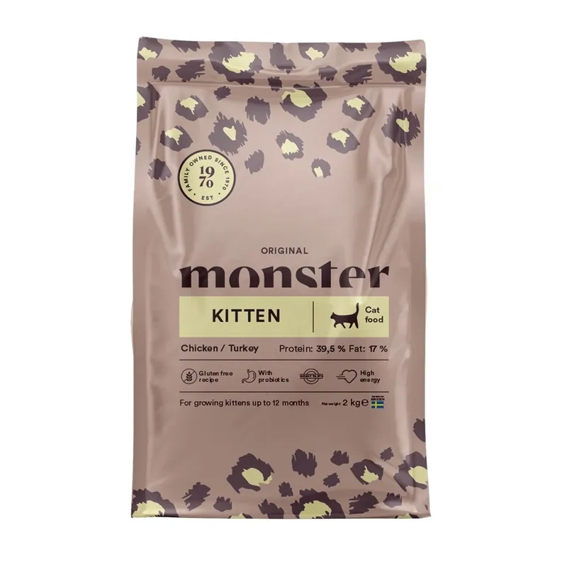 Monster Cat Kitten Chicken & Turkey - Expressfrakt