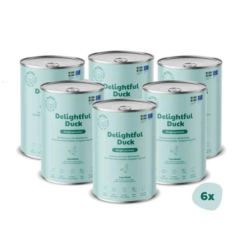 Kundernas favorit - Buddy Delightful Duck 400 g