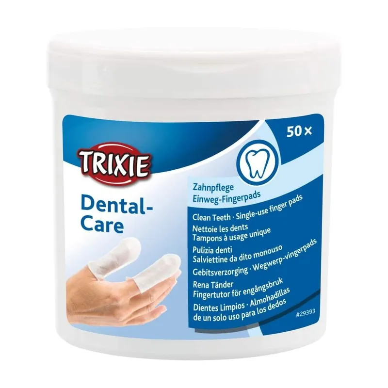 Trixie Fingerpads för tänder 50-pack - Erbjudande