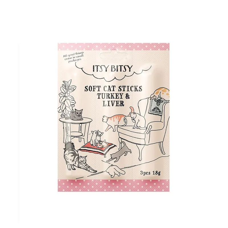 ItsyBitsy Cat Sticks Kalkon & Lever - Precis lanserat