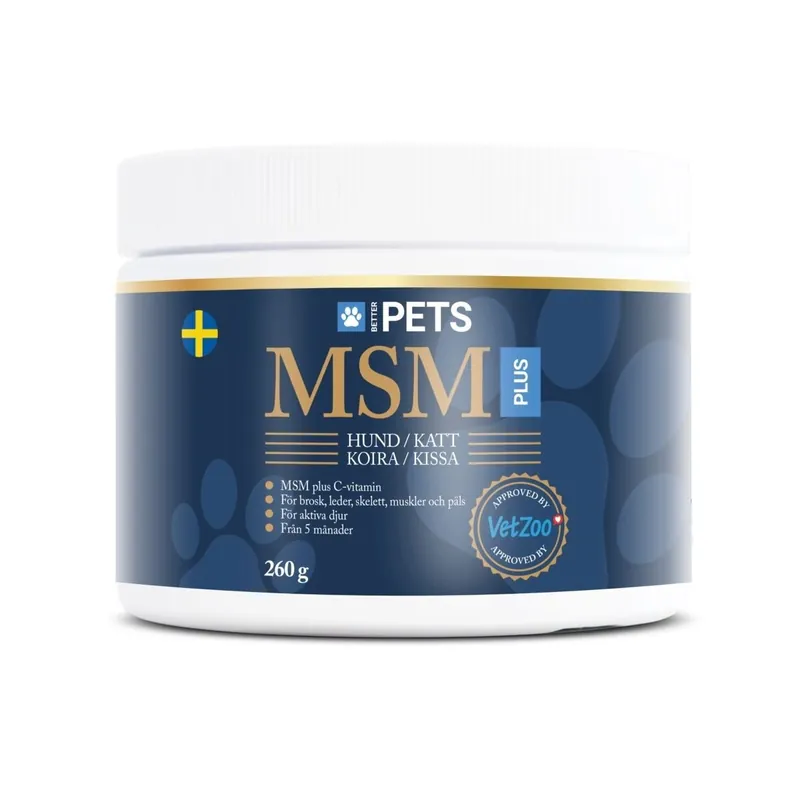 Better Pets MSM Plus 260 g - Passa på nu