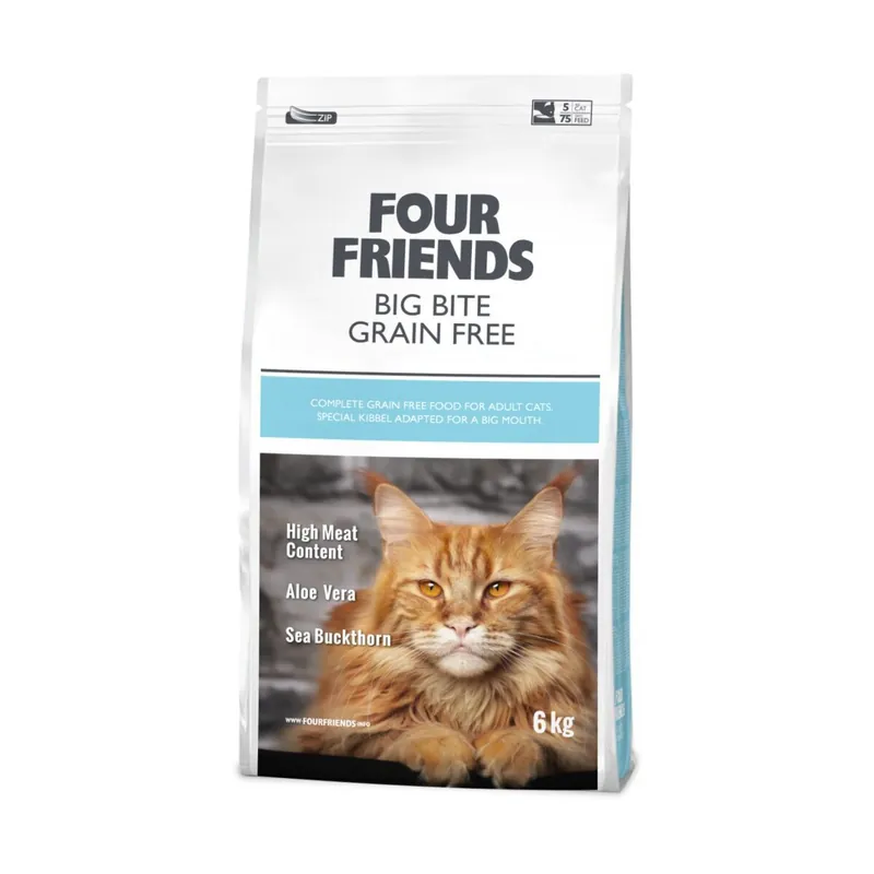 FourFriends Cat Big Bite Grain Free | Passa på nu