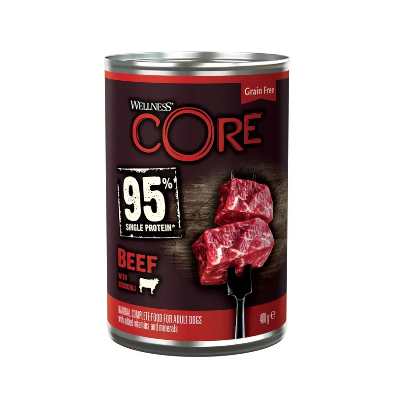 CORE Dog 95 Beef & Broccoli 400 g - Ta chansen