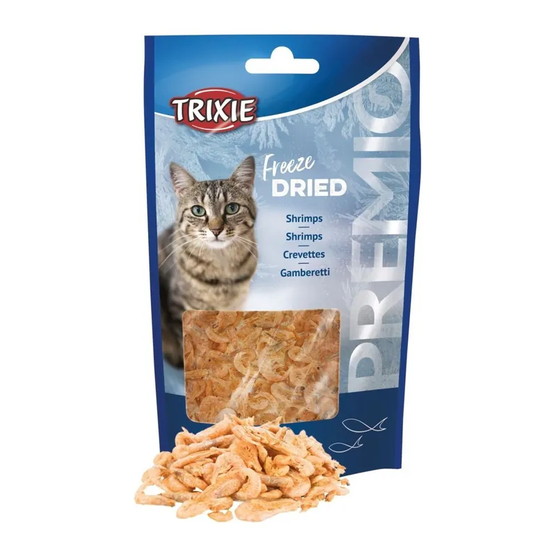 Trixe Premio Frystorkade Räkor 25 g | Hög kvalitet