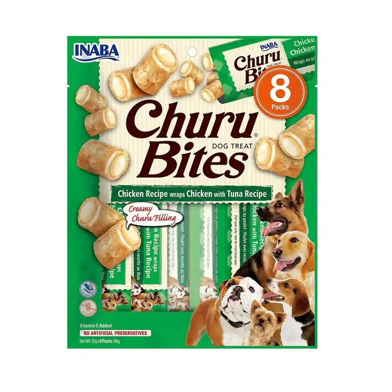 Churu Hundgodis Wraps med Tonfisk 8 st | Nyhet