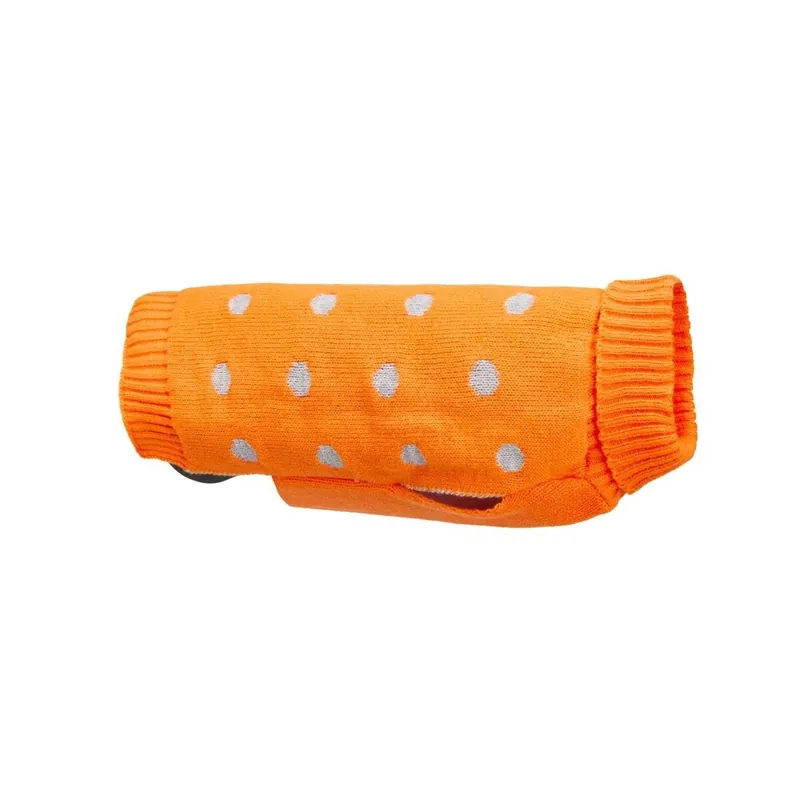 Basic Reflective Hundtröja Prickig Orange - Ta chansen