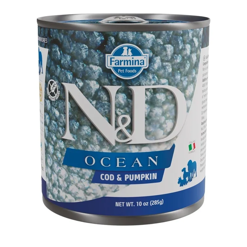 Farmina N&D Dog Ocean Cod & Pumpkin 285 g - Snabb leverans