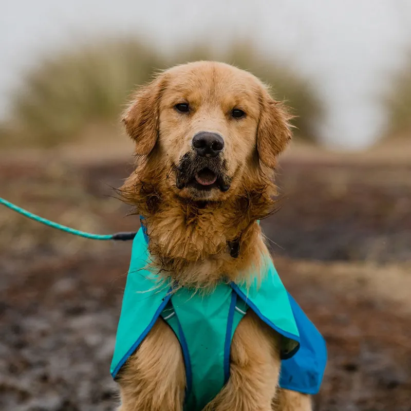Ny lansering - Ruffwear Sun Shower Regnjacka Ljusblå