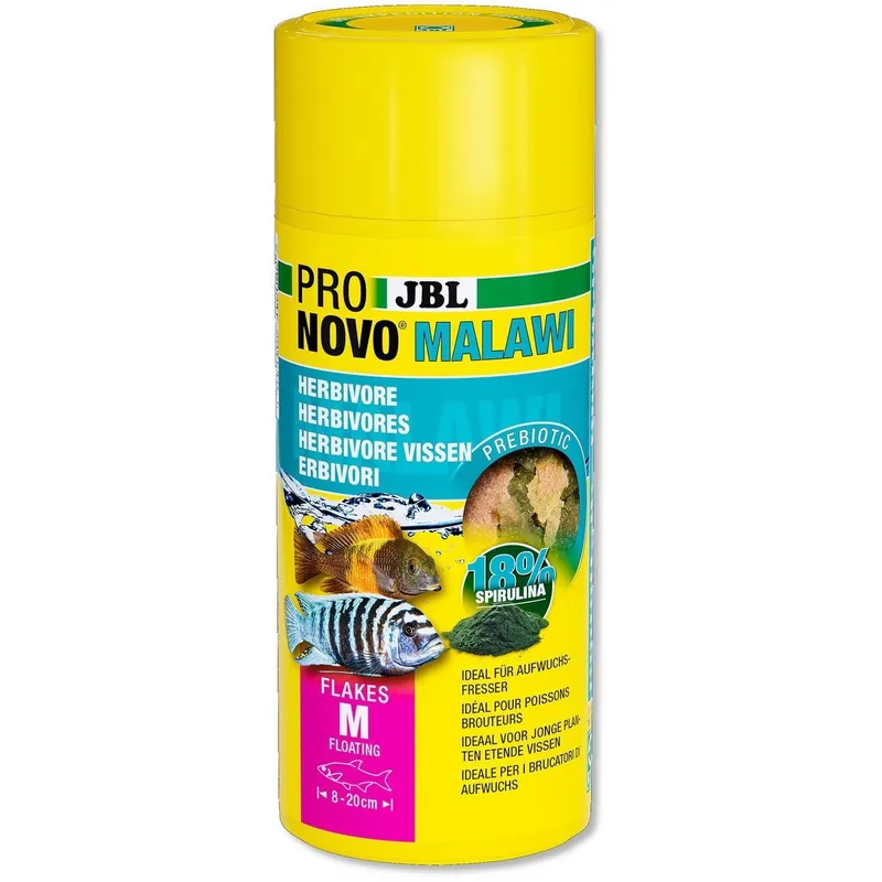 JBL Pronovo Malawi Grano M Click Fiskfoder 250 ml - Slutrea