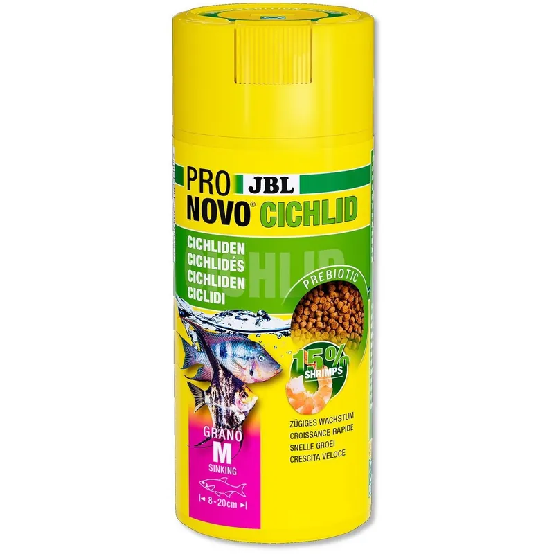 JBL Pronovo Cichlid Grano M Fiskfoder 250 ml | Lågt pris
