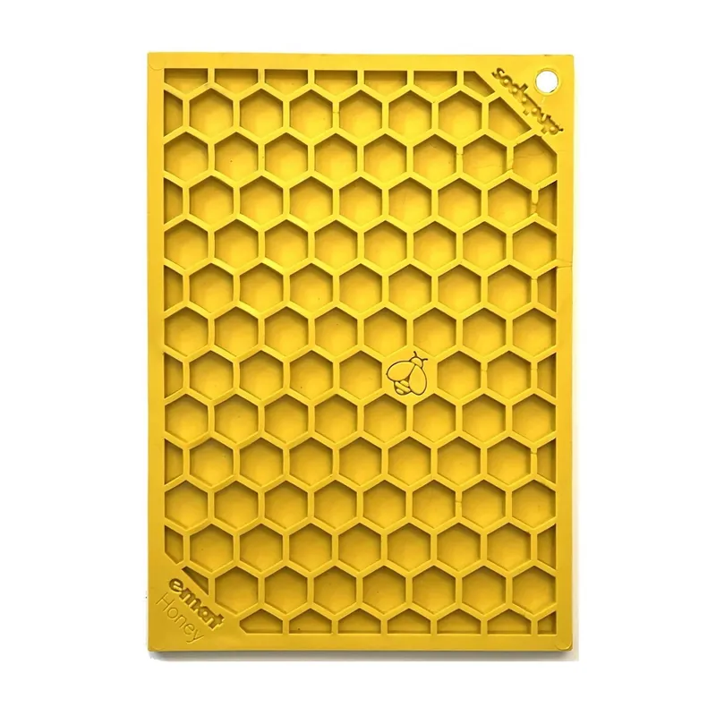 SodaPup Slickmatta Honeycomb Gul 18x13 cm - Efterfrågad