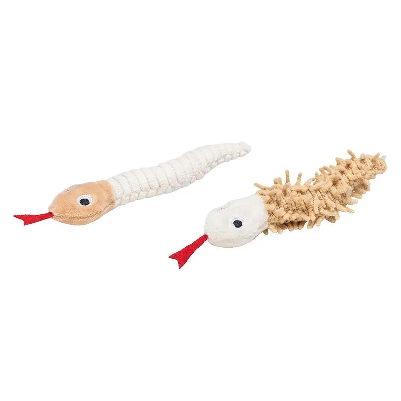 Beeztees Eco Cat Boa Mjukisdjur Orm 2-pack - Favorit