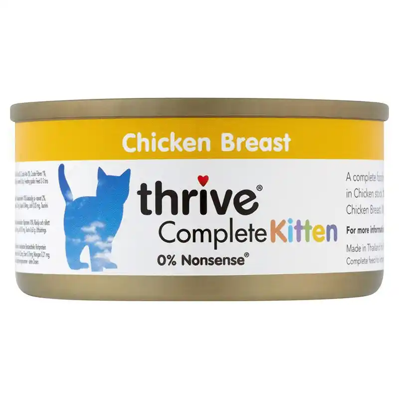 Thrive Kitten Kyckling 75 g | Klar att skickas