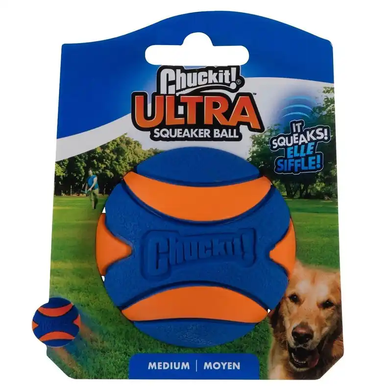 Chuckit Ultra Squeaker Hundboll - Professionell kvalitet