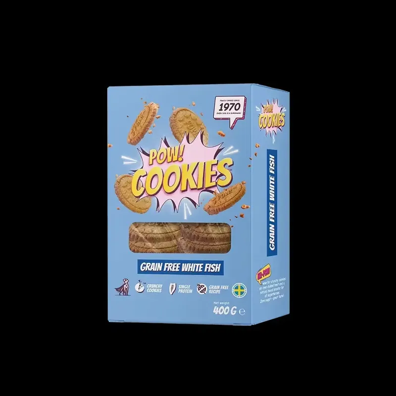 POW Cookie Grain free White Fish- sockerfritt 400 gr | Specialerbjudande